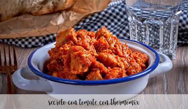 Segredo com tomate com thermomix