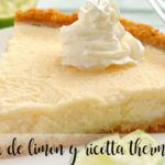 Torta de lim&atilde;o e ricota com thermomix