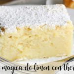 Bolo m&aacute;gico de lim&atilde;o com thermomix