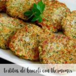 panquecas de brócolis com thermomix