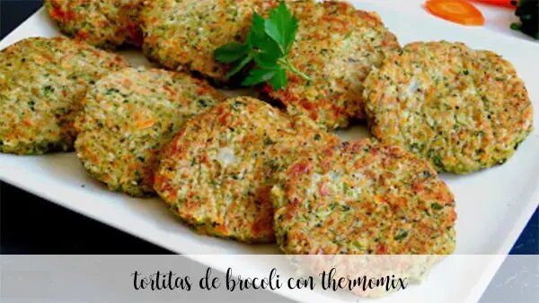 panquecas de br&oacute;colis com thermomix