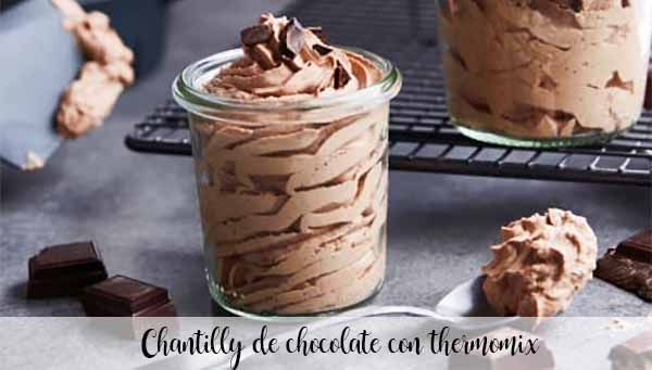 Chocolate Chantilly com thermomix