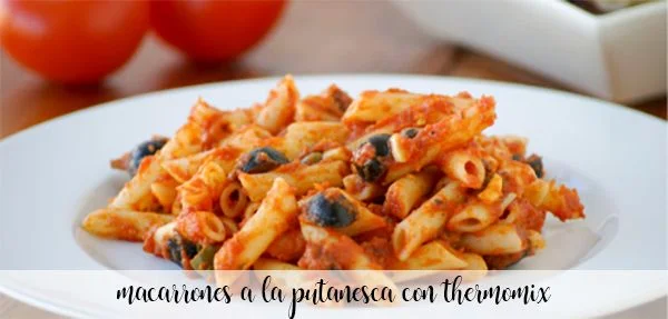 Macarrão puttanesca com Thermomix