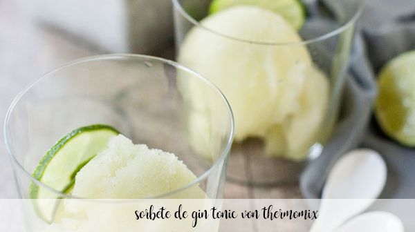 sorvete de gin tônica com thermomix
