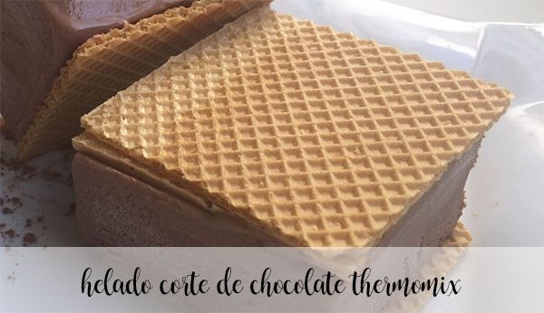 Chocolae corta sorvete com termomix