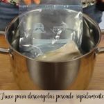 Truque para descongelar peixes rapidamente