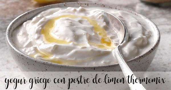 Iogurte grego com sobremesa de limão Thermomix