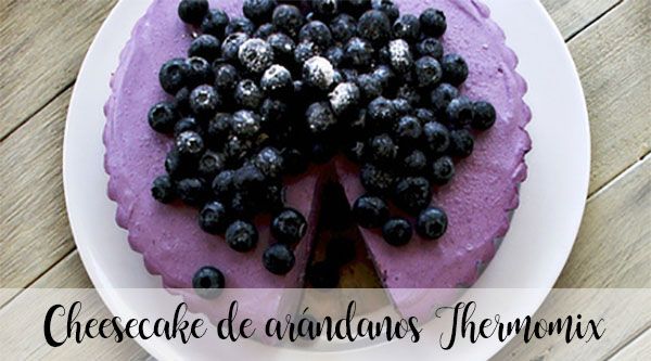 Cheesecake de mirtilo Thermomix