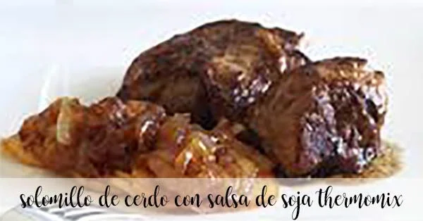 Lombo de porco com molho de soja com termomix