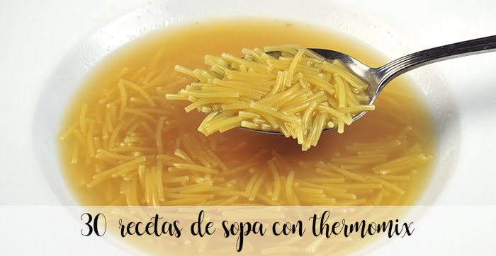 30 receitas de sopa com thermomix