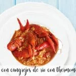 Arroz com lagostim com thermomix