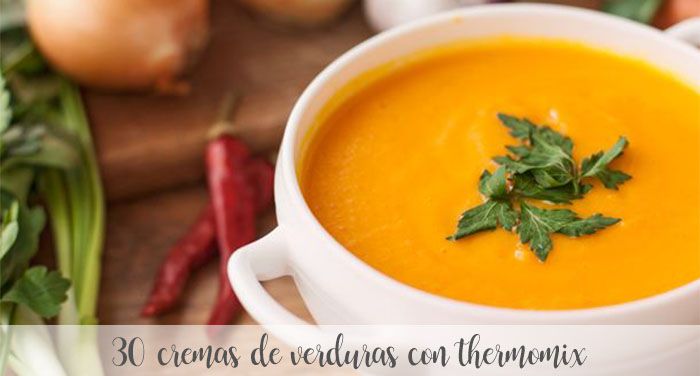 30 cremes vegetais com Thermomix