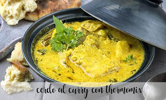 Costeleta de porco ao curry com Thermomix