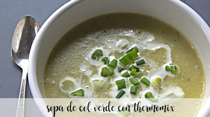 sopa de repolho verde com thermomix