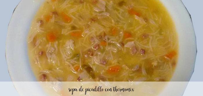 Sopa de Picadillo e alho-poró com Thermomix