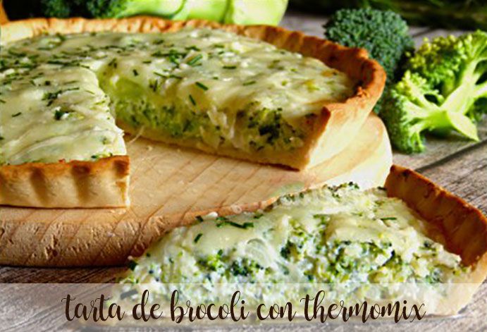 Torta de brócolis com thermomix