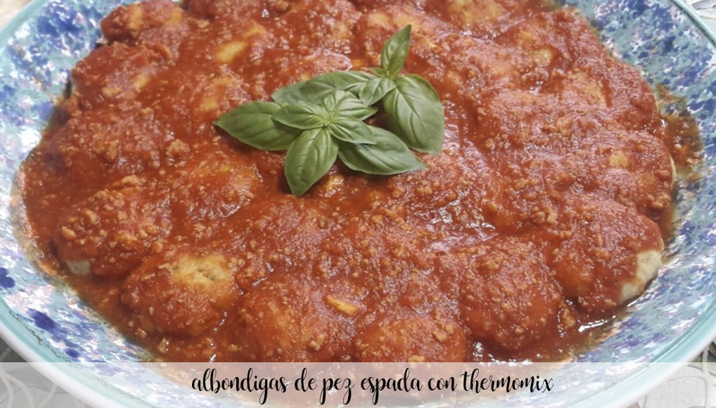 Almôndegas de espadarte com thermomix