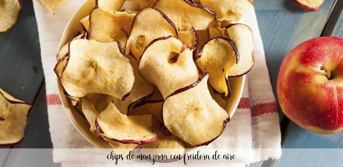 batatas fritas de maçã