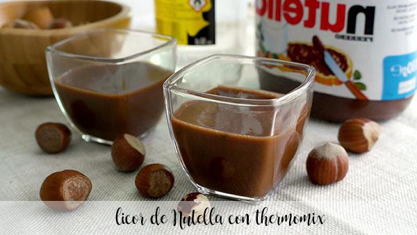 Licor de Nutella com thermomix