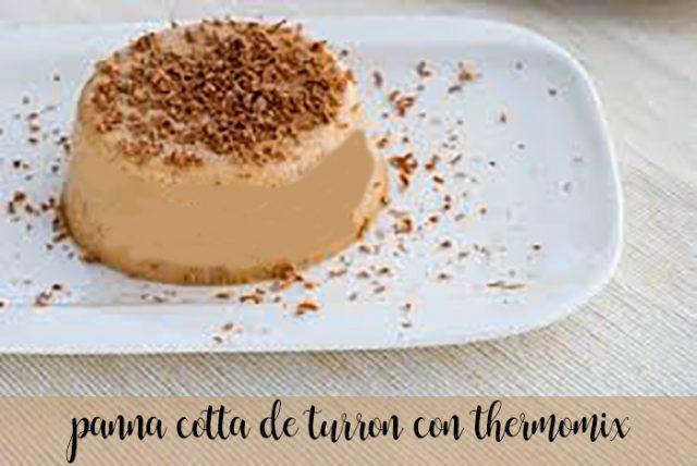 panna cotta nougat com thermomix