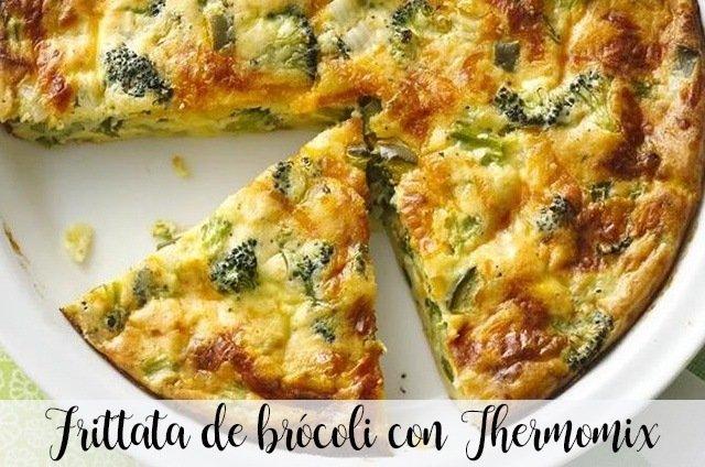 Fritada de brócolis com Thermomix