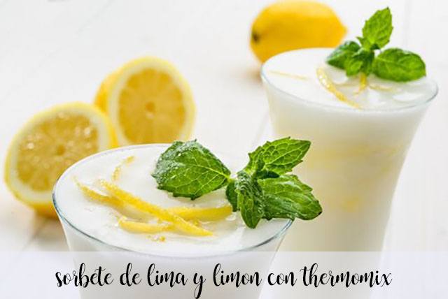 Sorvete de limão e limão com Thermomix