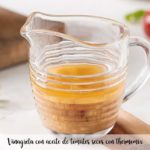 Vinagrete com óleo de tomate seco com thermomix