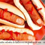 cachorro-quente de halloween da fritadeira
