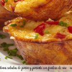 Muffins salgados de presunto e pimenta com air fryer – air fryer
