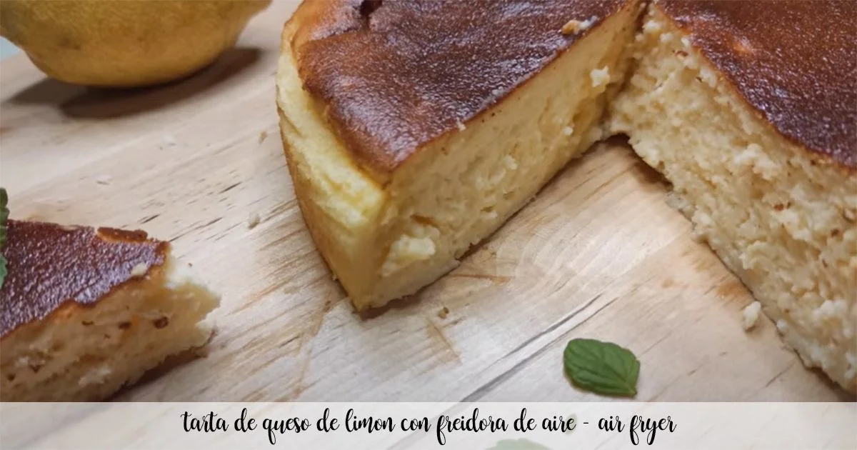 cheesecake de limão na airfryer