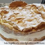 bolo karpatka com creme diplomático com thermomix