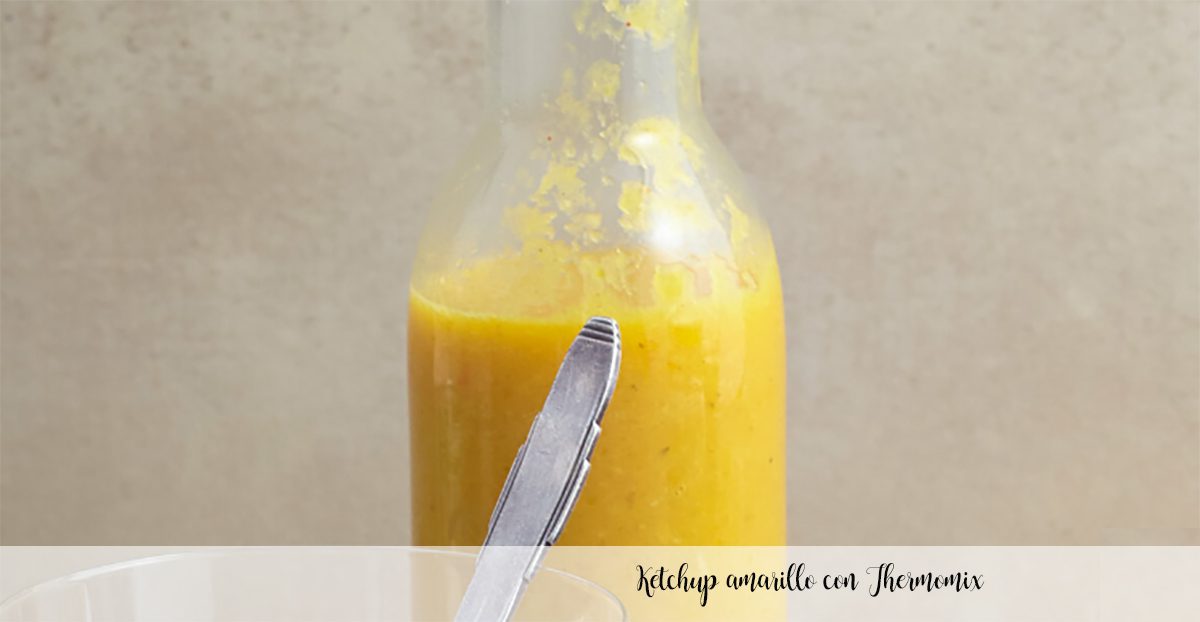 Ketchup amarelo com Thermomix