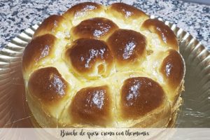 Brioche de cream cheese com thermomix