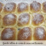 Brioche recheado com creme de cacau com thermomix
