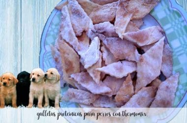 biscoitos de proteína para cães com thermomix