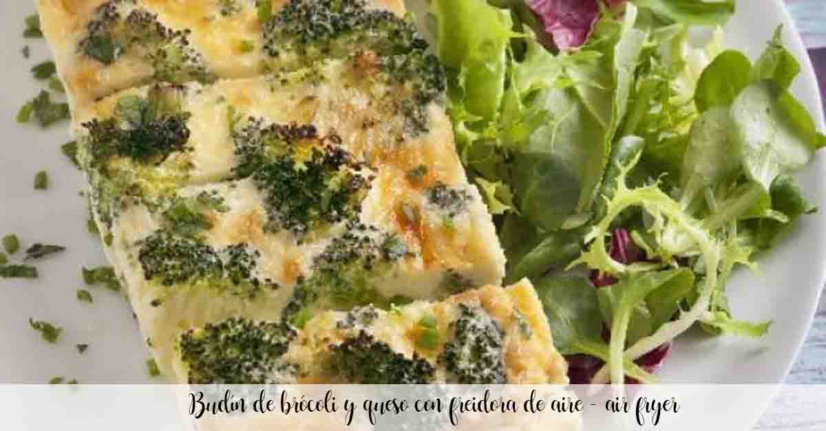 Pudim de Brócolis e Queijo com Air Fryer - Air Fryer