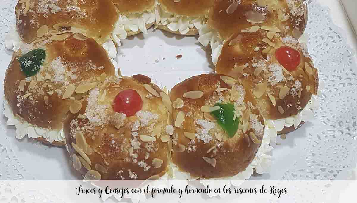 Truques e dicas para formar e assar nos roscones de Reyes