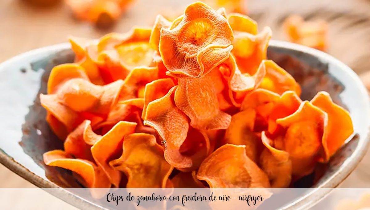 Chips de Cenoura Air Fryer – airfryer - receitas para bimby