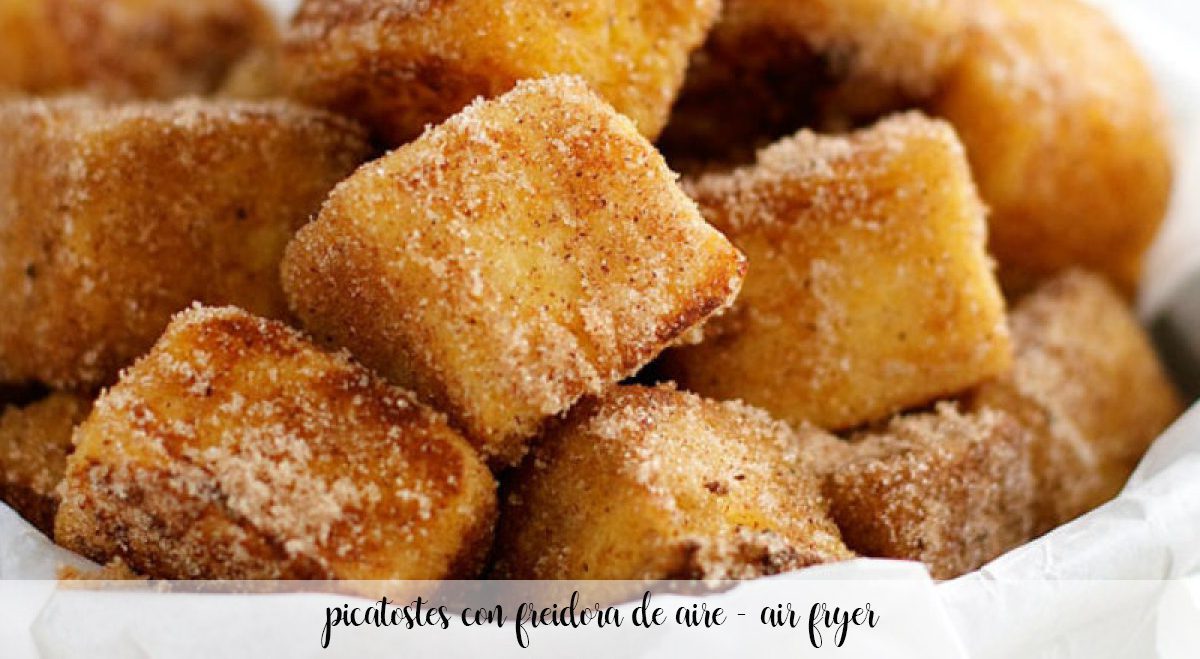 Croutons com airfryer - airfryer