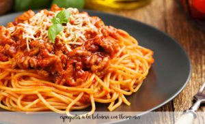 esparguete à bolonhesa com thermomix