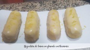 Pão de ló de limão com cobertura termomix