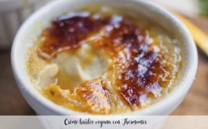 Creme brûlée vegano com Thermomix
