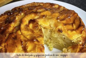 bolo de maçã e iogurte com airfryer -airfryer