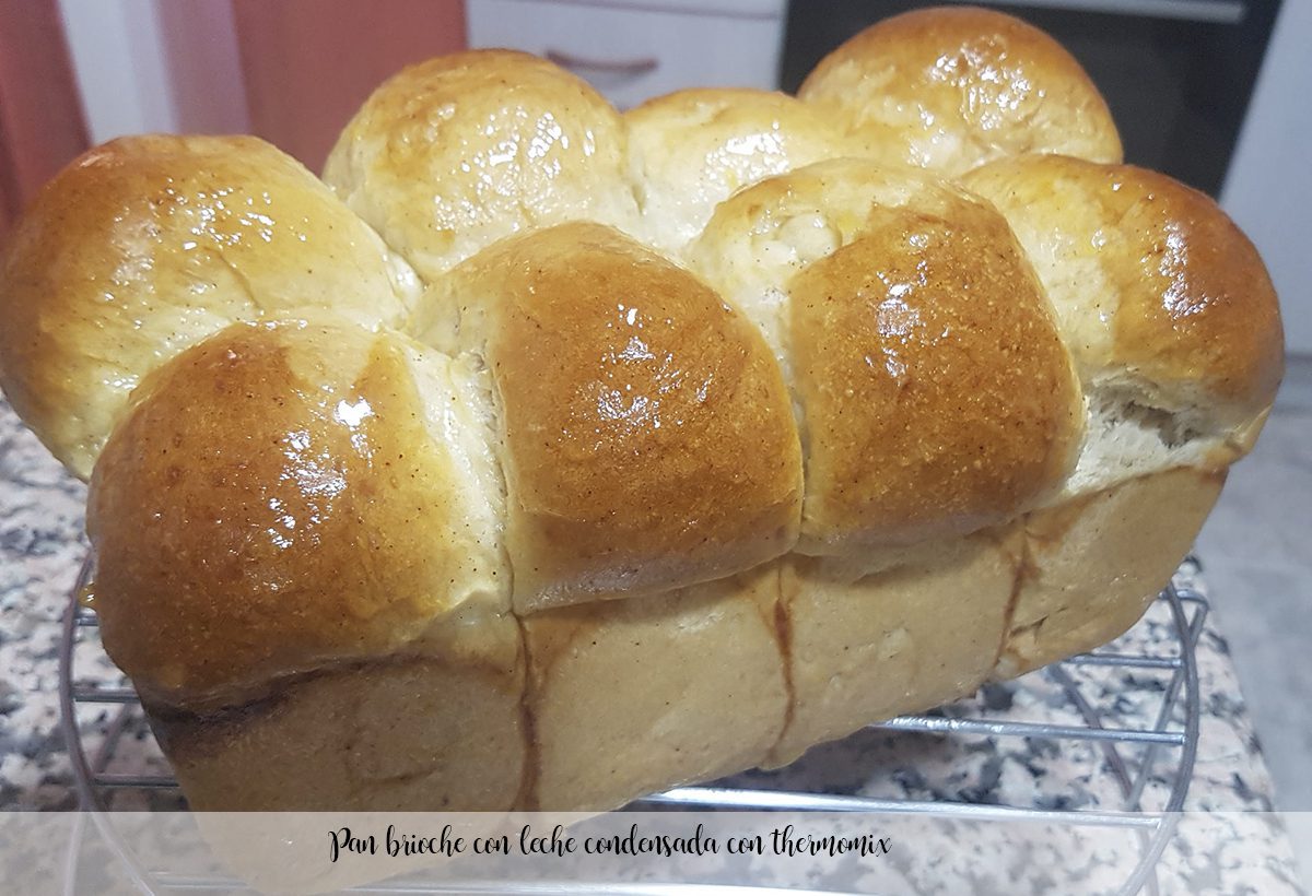 P&atilde;o brioche com leite condensado com thermomix