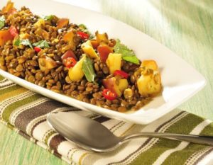 Ensopado de lentilha ao curry