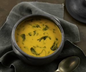 Espinafre com grão de bico com Thermomix