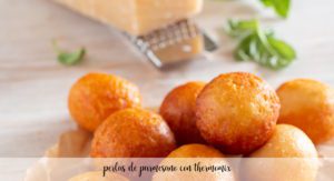 pérolas de parmesão com thermomix