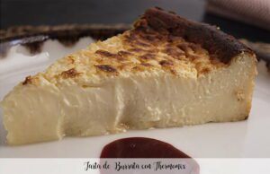 Tarta de Burrata con Thermomix