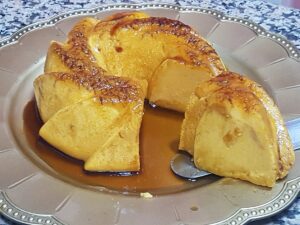 Pudim de abóbora (sem ovos) com termomix