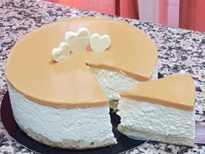 Bolo Mousse de chocolate e caramelo com termomix